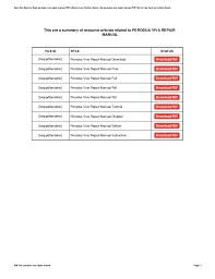 Unlimited mileage warranty | guaranteed fitment | 14 days return. Perodua Viva Repair Manual