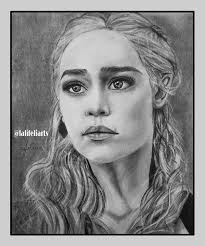 Hello Daenerys I'm a beginner in drawing and I did this for you ❤❤❤ Hope  you like it Here is my page Lalifeliarts