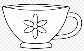 Page teacup illustrations & vectors. Drawn Tea Cup Clip Art Tea Cup Coloring Page Free Transparent Png Clipart Images Download