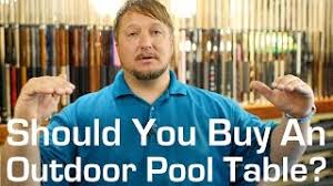 Outdoor pool tables use frames made of more durable materials like stainless steel or steel aluminum as they can withstand extreme heat, cool, and moisture. Can You Put A Pool Table Outside Billiard Beast