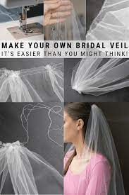 My Diy Veil How To Make A Bridal Veil With A Comb Diy Wedding Veil Veils Bridal Diy Diy Veil Wedding