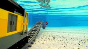 Lego Train Under Water Lego Trains Lego Train Tracks Lego