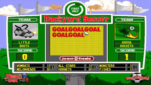 The second game in the backyard sports line, backyard soccer has the lovable cast joining a soccer league this time, advancing through three divisions in order to reach for the shiny cup of all cups trophy. Let S Play Backyard Soccer Part 1 Sort Of In Time For The World Cup Youtube