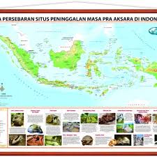 Enam agama besar yang paling banyak dianut di indonesia, yaitu: Jual Peta Persebaran Situs Peninggalan Masa Pra Aksara Di Indonesia Kab Sidoarjo Cv Orion Tokopedia