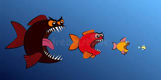 This fish game will help you to understand this rule. Big Fish Eating Small Fish Stock Illustrations 116 Big Fish Eating Small Fish Stock Illustrations Vectors Clipart Dreamstime