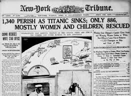 The Titanic: In the News and in Memory | Teaching with the Library ...