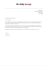 Job application cover letters will do more than just highlight what you ha. Senior Software Engineer Cover Letter Sample Kickresume