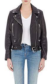 Acne Studios Lambskin Moto Jacket At Barneys Com Lamb Leather Jacket Moto Jacket Lambskin Jacket