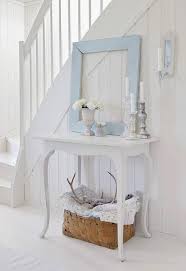 White Antique Shabby Chic Entryway Shabby Chic Hallway Shabby Home