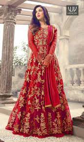 Peachmode brings to you a wide range of anarkali suits designs at best price. Bridal Heavy Indian Pakistani Designer Eid Party Wear Floral Dress Anarkali Gown 44 99 Picclick