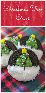 Christmas Tree Decorated Oreo Cookies Snack Rules Recipe Easy Holiday Cookies Xmas Cookies Healthy Holiday Cookies