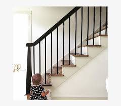 Stair handrail, balcony railing, stainless steel railing price modern fancy railing design fabricators provide in india. Our Finished Ish House Black Stair Railing Stairs Simple Stair Railing Design Png Image Transparent Png Free Download On Seekpng