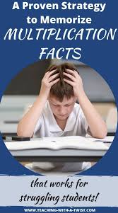 The Fastest And Easiest Way To Teach Struggling Students To Memorize Multiplication How To Memorize Things Struggling Students Third Grade Multiplication Facts
