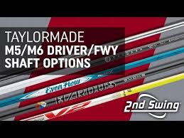 Taylormade M5 M6 Driver And Fairway Shaft Options Youtube
