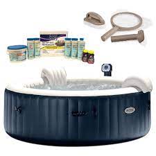 The daily use will be to wash our kids in the bath, and. Intex Pure Spa 6 Person Inflatable Hot Tub Maintenance Kit Chemical Kit Walmart Com Walmart Com