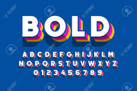 Since our fancy alphabet textual style is looking extraordinary, . Modern Bold Font Design Alphabet Letters And Numbers Royalty Free Cliparts Vectors And Stock Illustration Image 110310353