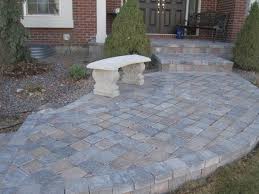 If you are referring to interlocking concrete pavers, they can be installed over concrete. Pin By Creative Hardscape Pavers On Favorite Places Hardscape Spaces Concrete Garden Bench Patio Steps Porch Steps