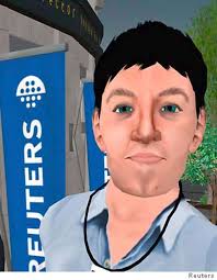 A real reporter in a virtual world