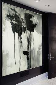 Abstract Acrylic Canvas Painting Black And White Black And Gray Abstract Painting Large Acrylic Wall Art Abstract Painting Abstract Painting