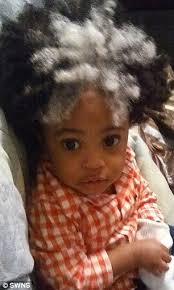 Boy is one of 40 in his family to be born with white hair streak