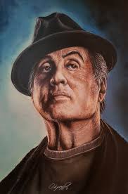 I recently completed this painting of Sylvester Stallone "Rocky Balboa"  16x20 Acrylic