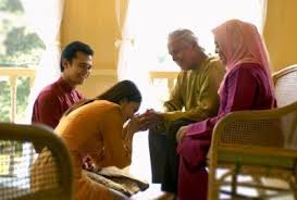 Masih bisa menatap matanya yang penuh cinta dan pengorbanan. Teks Kalimat Sungkeman Lebaran Bahasa Jawa Blog Komariyah Masjid Perak Kmp