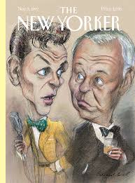 His debut album the voice of frank sinatra was released in 1946. The Young Frank Sinatra Looking At The Old Frank Painting By Edward Sorel