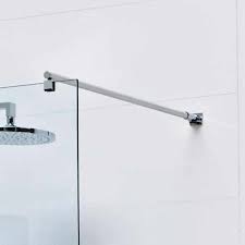 Igt glass hardware 5260 nw 167th street miami gardens, fl 33014. Roman Wetroom Glass Straight Bracing Bar Round Lbbk4590 Free Next Day Delivery