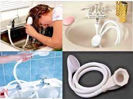 New Single Double Tap Bath Sink Shower Head Hose Spray Hairdresser Push On Mixer Unbranded Shower Head With Hose Bath Taps Shower Heads