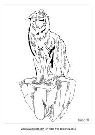 Therefore, you can easily save the pages you like and print them. Realistic Wolf Howling Coloring Pages Free Animals Coloring Pages Kidadl