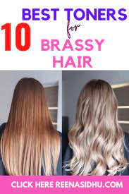 Best Toners For Brassy Hair In 2021 Brassy Hair Cool Blonde Hair Tone Orange Hair
