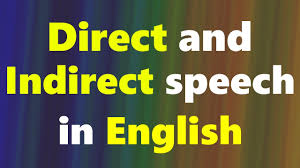 Direct And Indirect Speech In English English Grammar Lessons In Hindi English Urdu Course