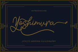 Yoshimura Font By Sapre Studio Creative Fabrica