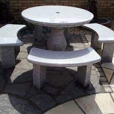 Granite Stone Garden Bench Midland Stone