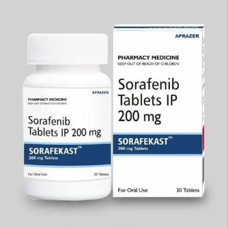 200mg Sorafekast Sorafenib Tablet (Pack of 120) at ₹ 1500/bottle in Mumbai