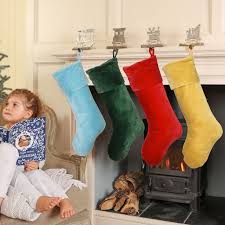 You can buy these cute personalized christmas stockings on amazon, etsy, and more. Luxury Soft Cotton Velvet Christmas Stocking