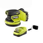 18V ONE  Lithium-Ion Cordless 5-inch Random Orbit Sander Kit with 4 0 Ah Battery and    PCL406K1 RYOBI