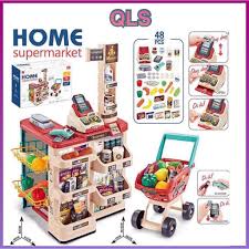 Chef masha siap memberi makan semua yang ada di restoran game! Buy Qls New Children S Supermarket Kitchen Cash Register Toy Set Play Seetracker Malaysia