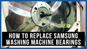 So, what i've done here is put the rear of the tank on top of a painter's alright, so the first bearing we're gonna remove is the rear bearing. How To Replace Samsung Washer Bearings Causes How Fix Problem
