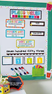 This Colorful And Popping Place Value Bulletin Board Set Is Sure To Engage Your Students Part Of The School Second Grade Math Fourth Grade Math Calendar Math