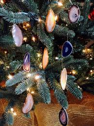 Agate Christmas Ornament By Stoneryhills On Etsy Christmas Ornaments Crystals And Gemstones Etsy