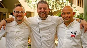 Tonka's adam stops to help eric fillet a kingfish on masterchef. Manu Feildel Cooks In Port Douglas With Adam D Sylva At Harrisons By Spencer Patrick At The Sheraton Mirage Cairns Post