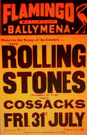 Photo taken when The Rolling Stones played at The Flamingo Ballroom. Ballymena, Co Antrim. 31st July, 1964. (Belfast Telegraph)