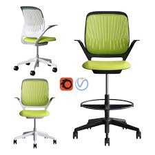The flexible back supports a variety of postures while minimizing the adjustments required to put you in your best position of comfort. Steelcase Office Chair Cobi 3d Cgtrader