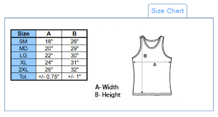Gildan Tank Top Size Chart Size Chart Cool T Shirts Really Cool Stuff