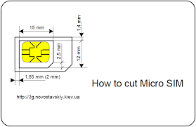 How To Convert A Sim Card To A Micro Sim Pin On Micro