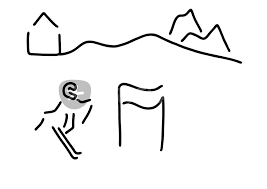 Ski Alpin Skifahrer Grafik Illustration Als Poster Und Kunstdruck Von Lineamentum Bestellen Artflakes Com