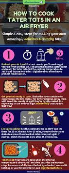 Set air fryer temperature to 400f and cook for 10 minutes. How To Cook Tater Tots In An Air Fryer Like A Pro Get Fantastic Crunchy Tots Easily