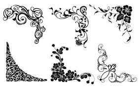 Vector Floral Corners Free Vector Download Floral Corner Vector Floral Floral Vector