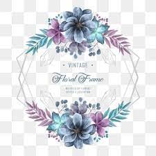 Check spelling or type a new query. Elegant Blue And Purple Watercolor Flower Floral Frame Wedding Invitation Decoration Watercolor Clipart Background Pattern Png Transparent Clipart Image And Floral Watercolor Watercolor Flowers Flower Illustration